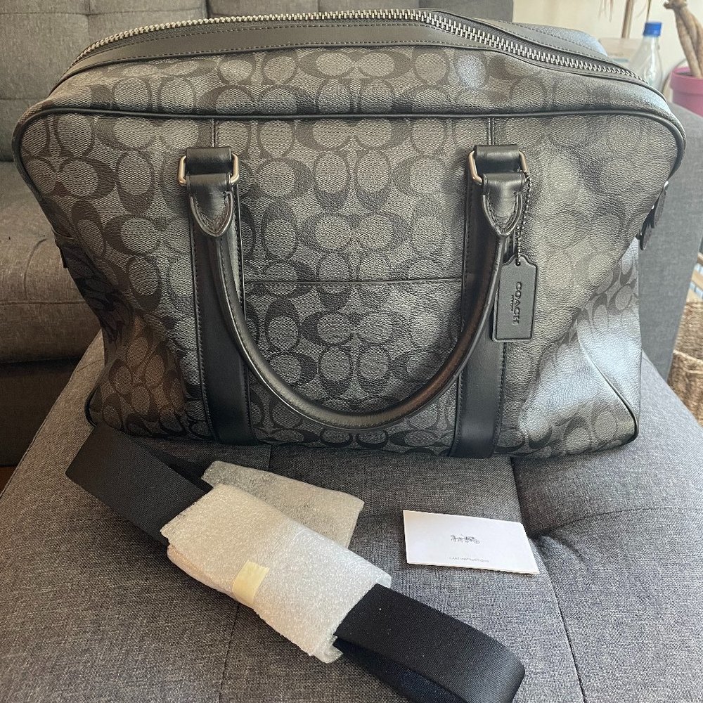 Coach Overnight Bag In Signature Canvas